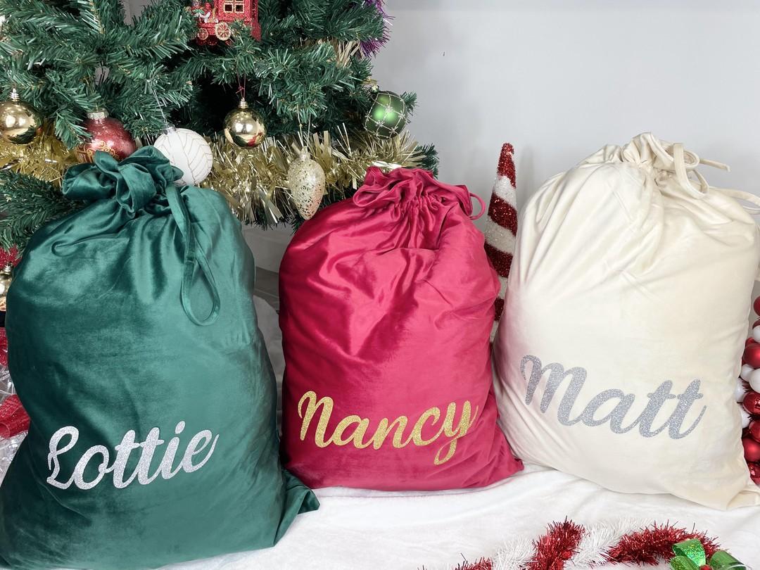 Luxury Velvet Santa Sack