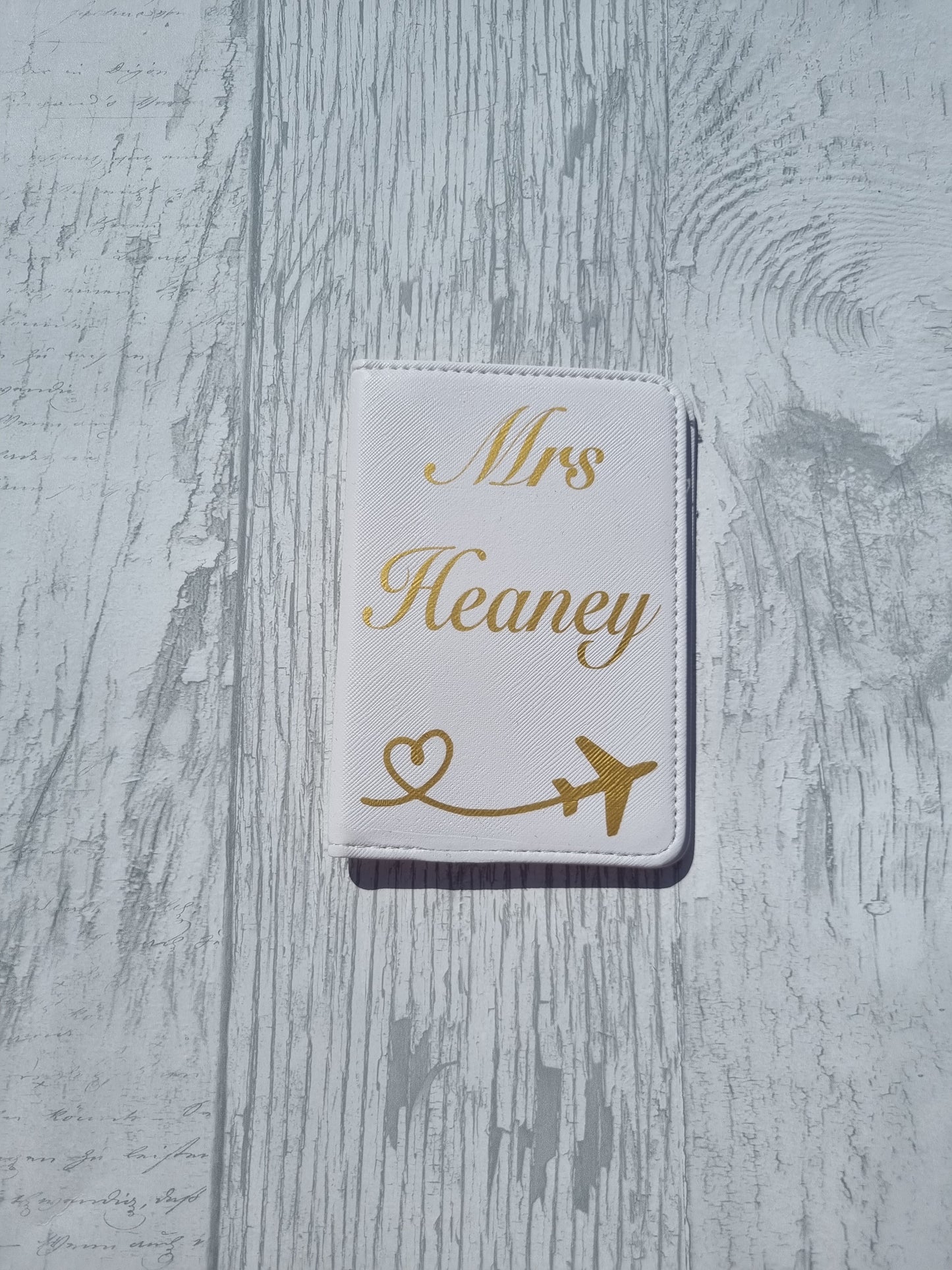 Plane Passport Holder and Luggage Tag